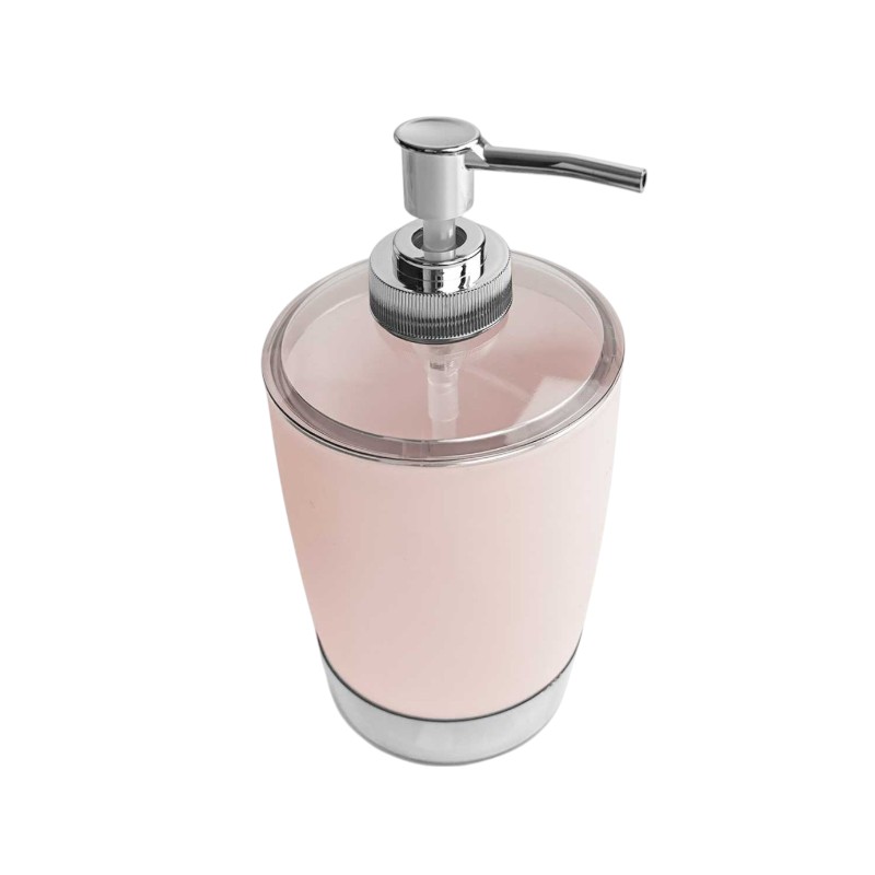 Θήκη κρεμοσάπουνου Dispenser πλαστική - Light Pink - 21655