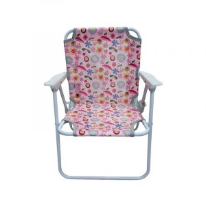 Παιδική πτυσσόμενη καρέκλα camping - 2012 - 241729 - Pink/Flowers