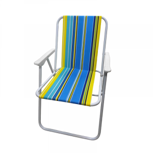 Πτυσσόμενη καρέκλα camping - 1215 - 270836 - Blue/Yellow