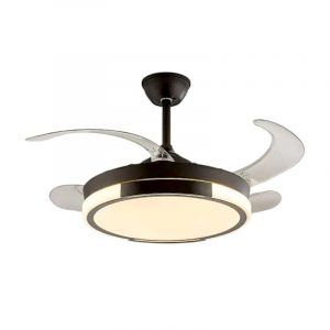 Ανεμιστήρας οροφής & φωτιστικό - DS-8018 - 2*48W - 431644 - Black