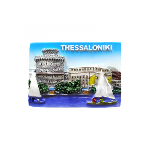 Tουριστικό μαγνητάκι Souvenir – Σετ 12pcs - Resin Magnet - Thessaloniki - 678151