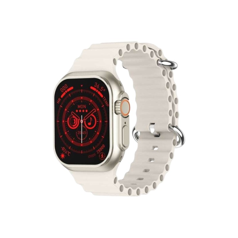 Σετ Smartwatch με 3 λουράκια - Z02 Mini - 064991 - White
