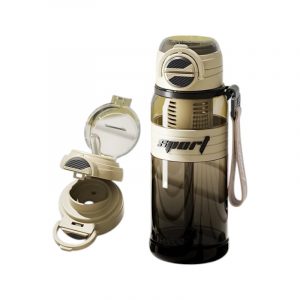 Φορητό παγούρι πλαστικό - 800ml - 616298 - Beige