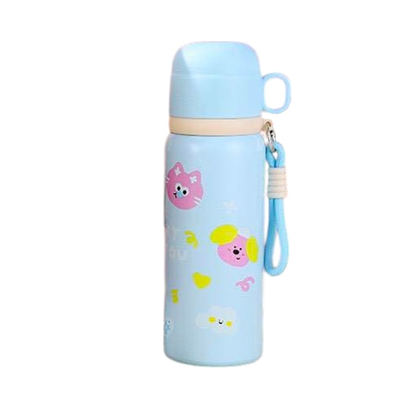 Παιδικό παγούρι-θερμός με κούπα - 500ml - 722368 - Blue