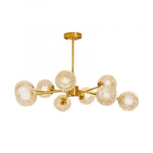 Φωτιστικό οροφής LED - 9644-9 - Gold - 431354