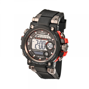 Ψηφιακό ρολόι χειρός - LS9047 - Lasika - 817322 - Black/Red