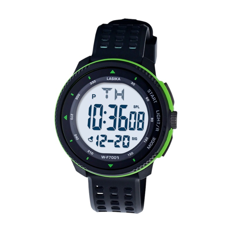 Ψηφιακό ρολόι χειρός - LS7003 - Lasika - 817360 - Black/Green