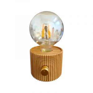 Επαναφορτιζόμενη επιτραπέζια λάμπα LED με Dimmer - FA-008 - 817452 - Light Brown