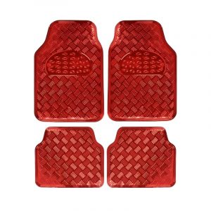 Πατάκια αυτοκινήτου - Celebrity Car - 016 - 4pcs - 122292 - Red