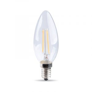 Λάμπα LED Filament κερί - Ε14 - 2W - 431459