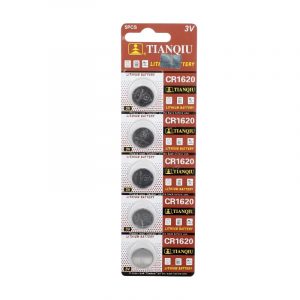 Μπαταρίες Λιθίου - CR1620 - 3V - 5pcs - 689572