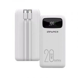 Powerbank - P169K - 20.000mah - AWEI - 002981 - White
