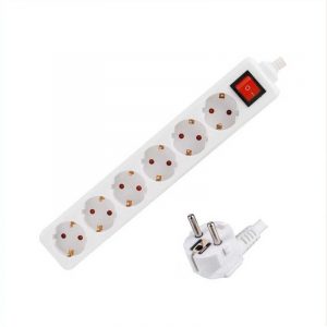 Πολύπριζο 6 θέσεων με διακόπτη - Σούκο - ST-GB06S - 5m - 061150