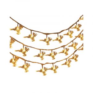 Ηλιακή γιρλάντα φωτισμού LED - Ελάφι - 5m+1m - 20D - 152844 - Warm White
