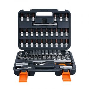 Σετ καστάνια με καρυδάκια & μύτες κατσαβιδιού - 61pcs - Finder - 192548