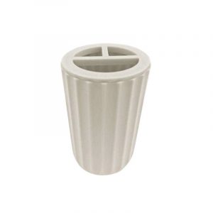 Θήκες οδοντόβουρτσας πλαστικές σε σετ 5Χ - Beige - 21560