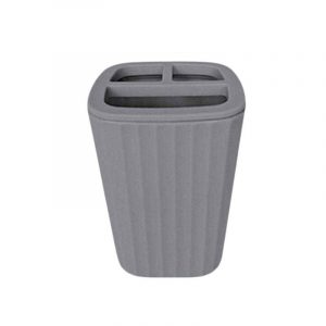 Θήκες οδοντόβουρτσας πλαστικές σε σετ 5Χ - Grey - 21602