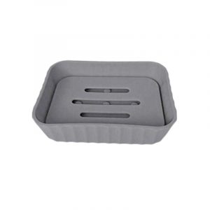 Σαπουνοθήκες μπάνιου πλαστικές σε σετ 9Χ - Grey - 21604