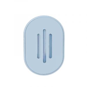 Σαπουνοθήκες μπάνιου πλαστικές σε σετ 5Χ - Light Blue - 21682