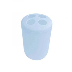 Θήκες οδοντόβουρτσας πλαστικές σε σετ 5Χ - Light Blue - 21686