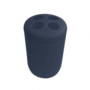 Θήκες οδοντόβουρτσας πλαστικές σε σετ 5Χ - Blue - 21722