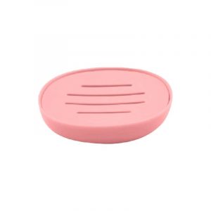 Σαπουνοθήκες μπάνιου πλαστικές σε σετ 5Χ - Pink - 21736