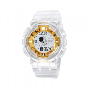 Ψηφιακό ρολόι χειρός – Skmei – 2035 - White/Gold