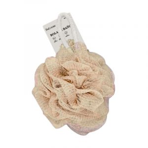 Σφουγγάρια μπάνιου δίχτυ σε σετ 5Χ - Beige - 24961