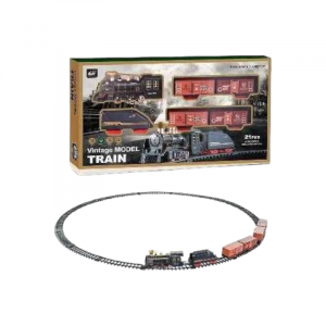 Σετ κλασσικό τρενάκι με ράγες & εφέ ατμού - 3299-72 - 305227
