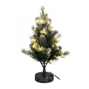 Χριστουγεννιάτικο επιτραπέζιο διακοσμητικό δεντράκι με φωτισμό - 28XS395 - 313182