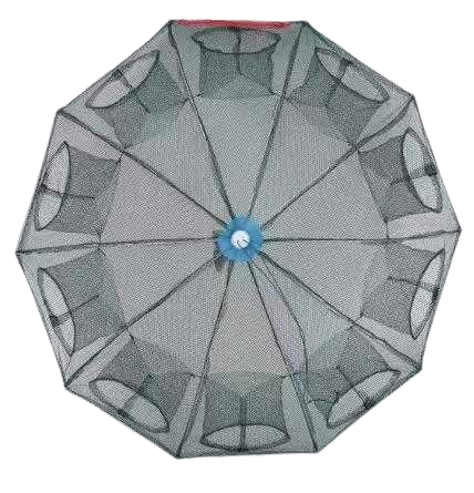 Πτυσσόμενη παγίδα ψαρέματος - Κιούρτος με 10 εισόδους - 931352