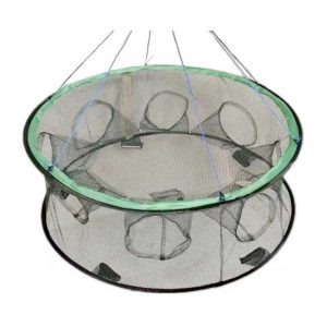 Πτυσσόμενη παγίδα ψαρέματος - Κιούρτος με 10 εισόδους - 70x26cm - 831380