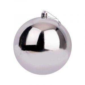 Χριστουγεννιάτικη μπάλα - 15cm - 1pc - 326147 - Silver