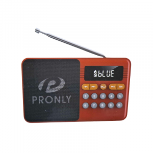 Επαναφορτιζόμενο ραδιόφωνο με Bluetooth - PR-808BT - 241335 - Red