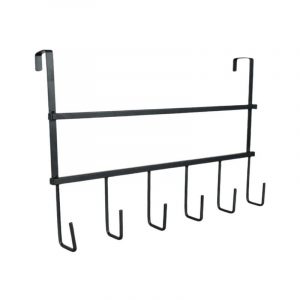 Μεταλλική κρεμάστρα πόρτας 6 θέσεων - 57909