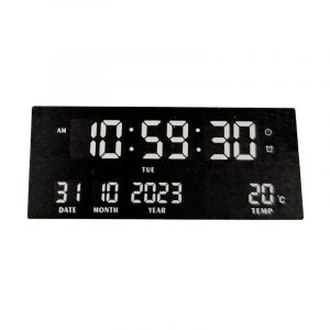 Ηλεκτρονικό ψηφιακό ρολόι LED - JH-3615 - 676173 - White