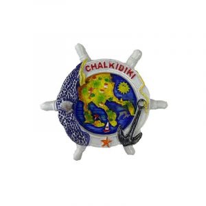 Tουριστικό μαγνητάκι Souvenir – Σετ 12pcs - Resin Magnet - Chalkidiki - 678086