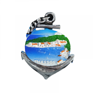 Tουριστικό μαγνητάκι Souvenir – Σετ 12pcs - Resin Magnet - Thassos - 678122