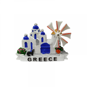 Tουριστικό μαγνητάκι Souvenir – Σετ 12pcs - Resin Magnet - Greece - 678177