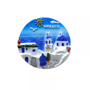 Tουριστικό μαγνητάκι Souvenir – Σετ 12pcs - Resin Magnet - Greece - 678245