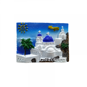 Tουριστικό μαγνητάκι Souvenir – Σετ 12pcs - Resin Magnet - Greece - 678263