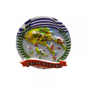 Tουριστικό μαγνητάκι Souvenir – Σετ 12pcs - Resin Magnet - Chalkidiki - 678305