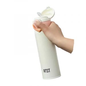 Φορητό παγούρι-θερμός με καλαμάκι - YCBW634 - 500ml - 696345 - White