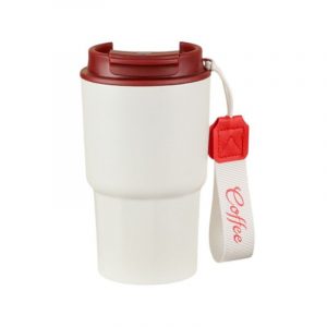 Φορητό παγούρι-θερμός με ψηφιακό θερμόμετρο - 500ml - 722382 - Red