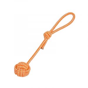 Παιχνίδι σκύλου σχοινί με μπάλα - 40cm - 12pcs - 550548