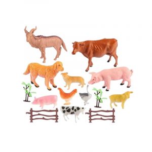 Σετ φιγούρες ζώων φάρμας - 14pcs - 026-41E - 917522