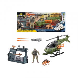 Σετ πολεμική βάση με ελικόπτερο - F16-1A - 917348