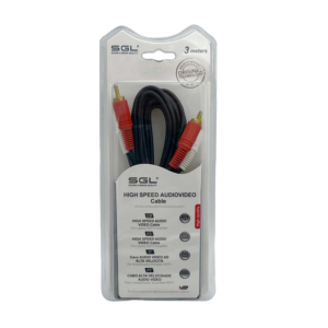 RCA signal cable - 404 - 2xRCA male/2xRCA male - 3m - 096254