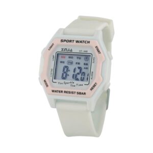 Ψηφιακό ρολόι χειρός - CF446 - 115163 - White/Pink