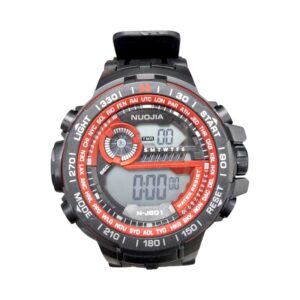 Ψηφιακό ρολόι χειρός - NJ801 - Nuojia - 115180 - Black/Red